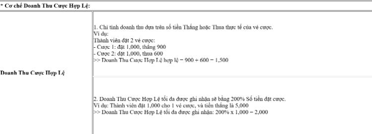 bảng nhận thưởng tại nhà cái fun88